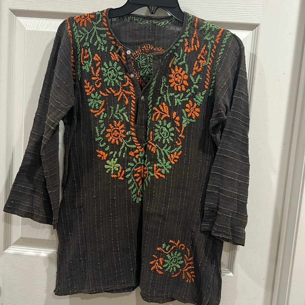 Handstiched Gypsy style tunic